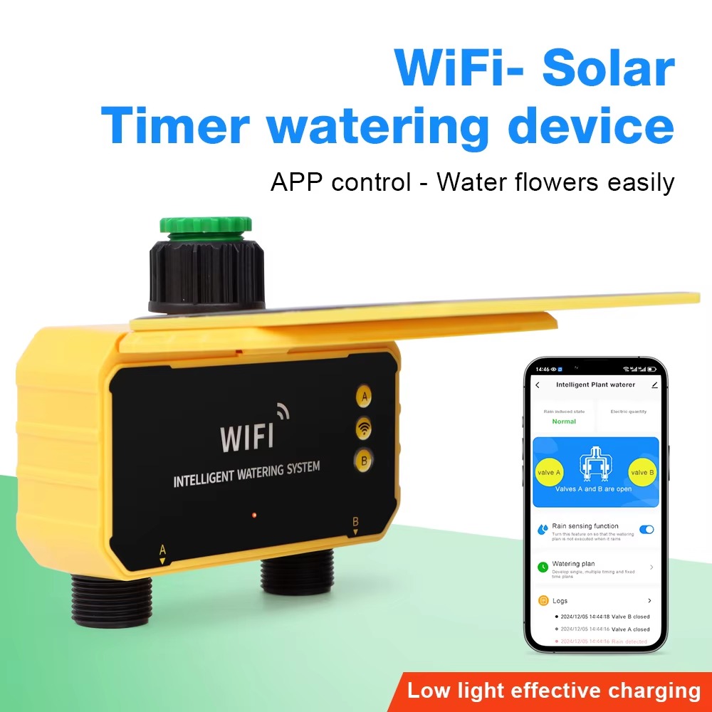 Smart Garden Products - 1/2 Uitgangen WIFI Zonne-irrigatie Timer Controller