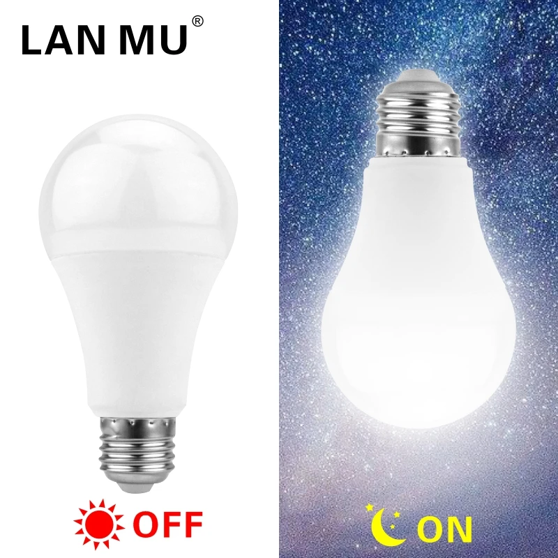 Smart Garden Rooms - E27 LED schemer tot dageraad sensorlamp