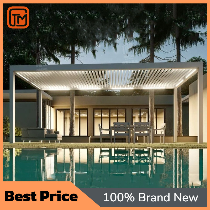 Smart Garden Electric Pergola - 【Hot Sale】 Gemotoriseerde elektrische louvre-pergola met