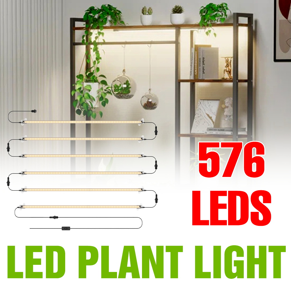 Plant Grow Light Full Spectrum - 12 Hoofd Led Grow Light Strip