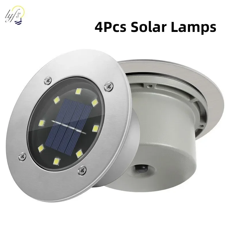 Smart Garden Solar Lights - 4 Stuks Led Solar Tuinverlichting Buitenverlichting