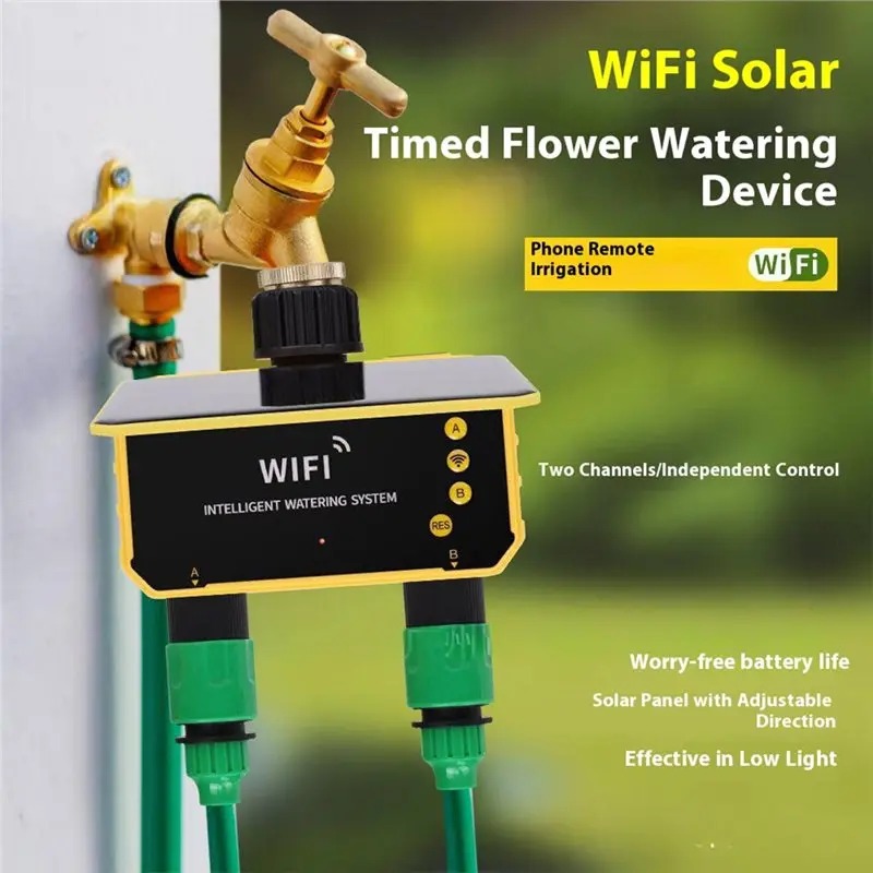 1/2 Uitgangen WIFI Zonne-irrig - Smart Garden Products recensie en prijs