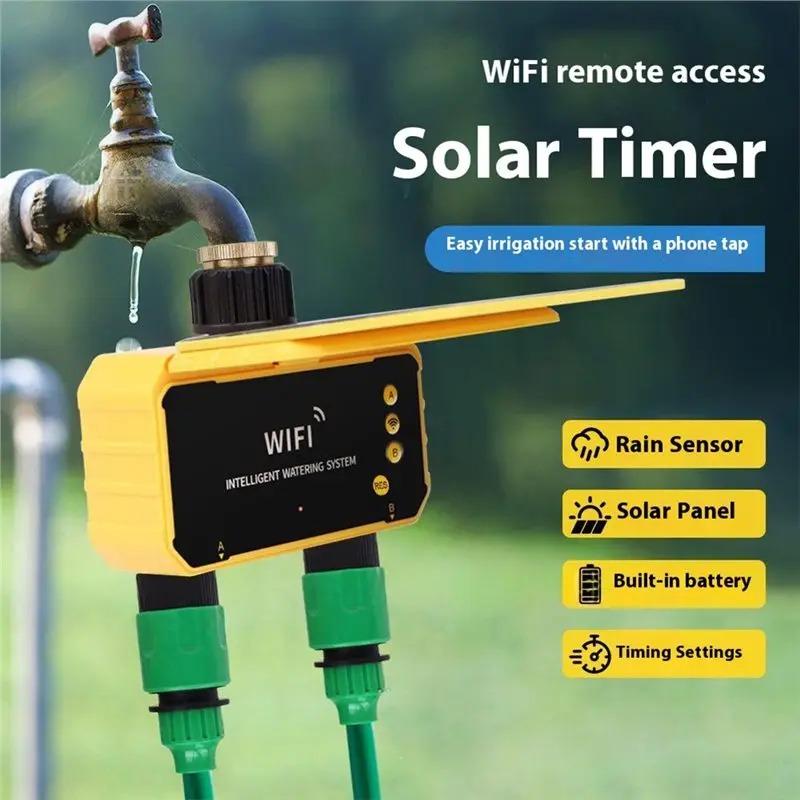 1/2 Uitgangen WIFI Zonne-irrig - Smart Garden Products recensie en prijs