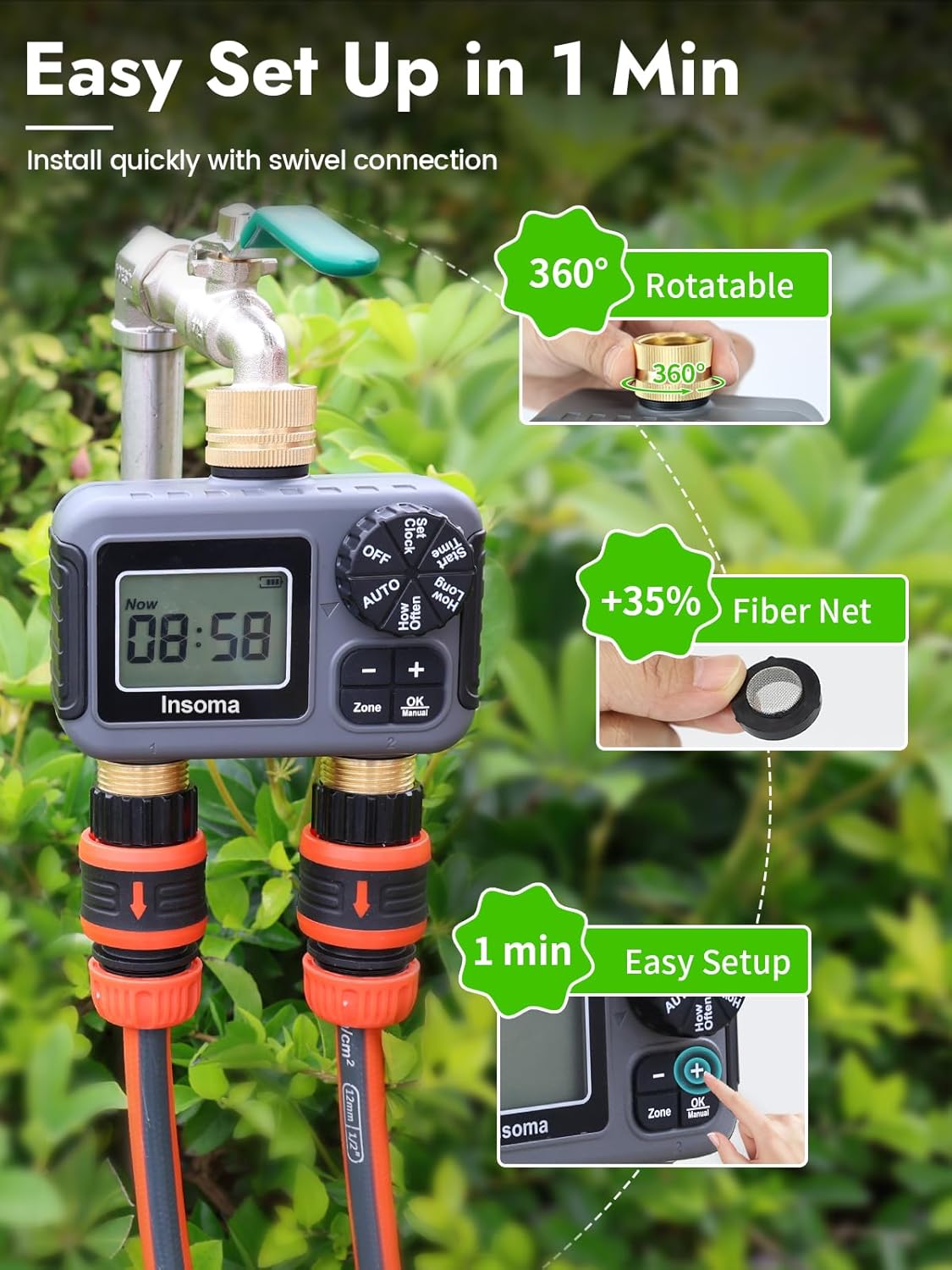 Insoma Smart Irrigatie Waterin - Smart Garden Refill recensie en prijs