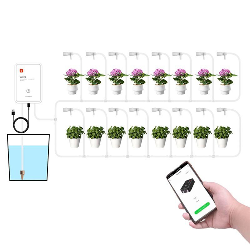 Automatisch druppelirrigatiesy - Smart Garden Irrigation recensie en prijs