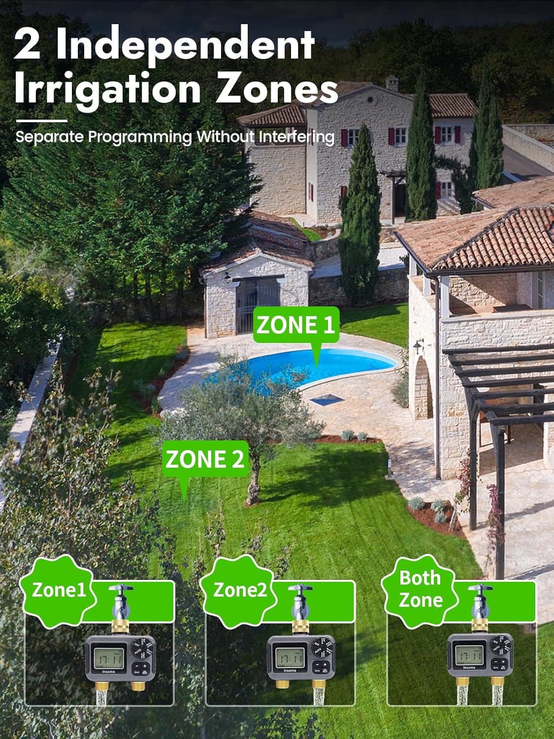 Dubbele uitlaten Slim irrigati - Smart Garden Refill recensie en prijs