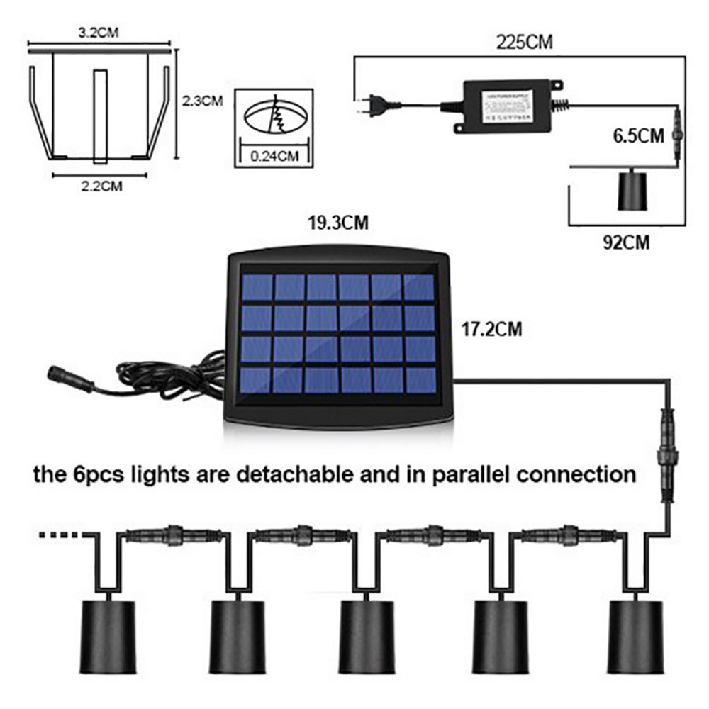 6 Stuks 8 Stuks Solar Led Dekl - Smart Garden Solar Lights recensie en prijs