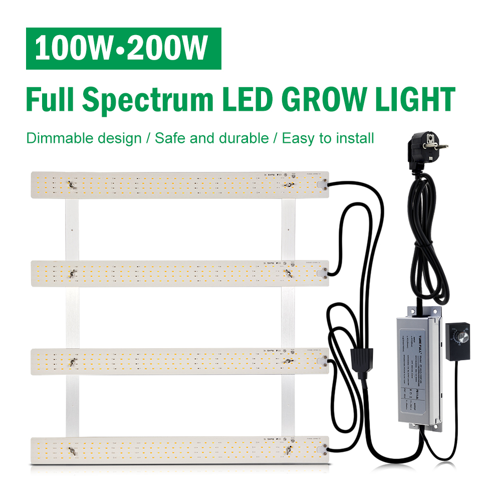 🌴 100W 200W dimbare LED kweekl - Plant Grow Light Full Spectrum recensie en prijs