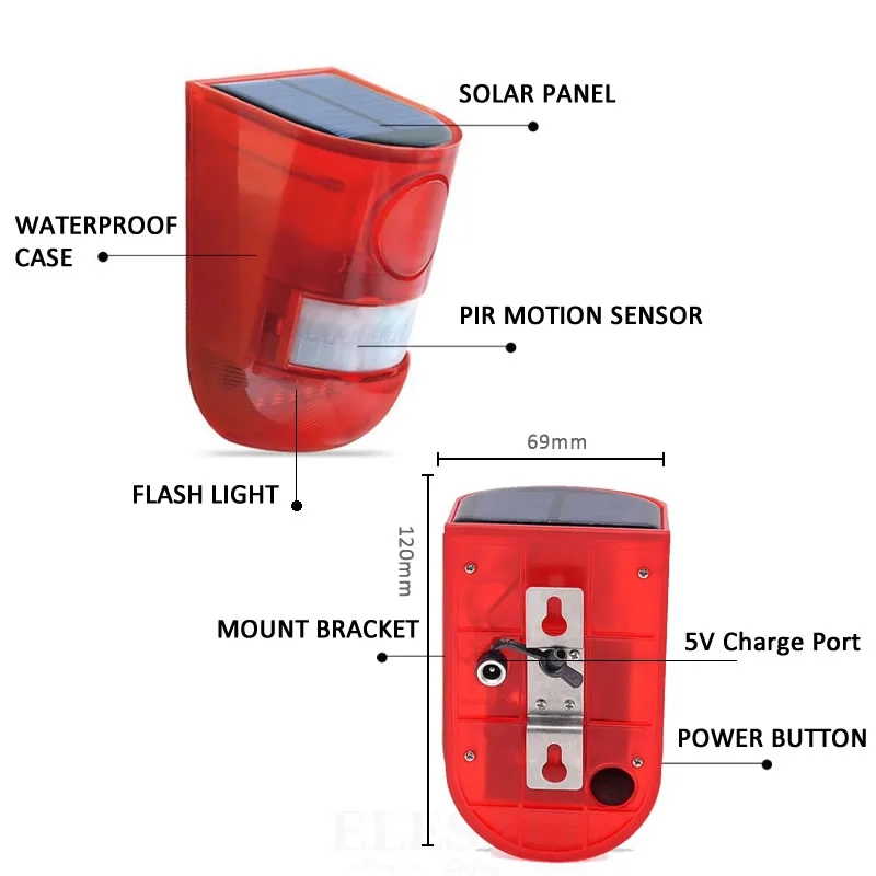 Waterdicht alarmlicht op zonne - Smart Garden Solar Lights recensie en prijs