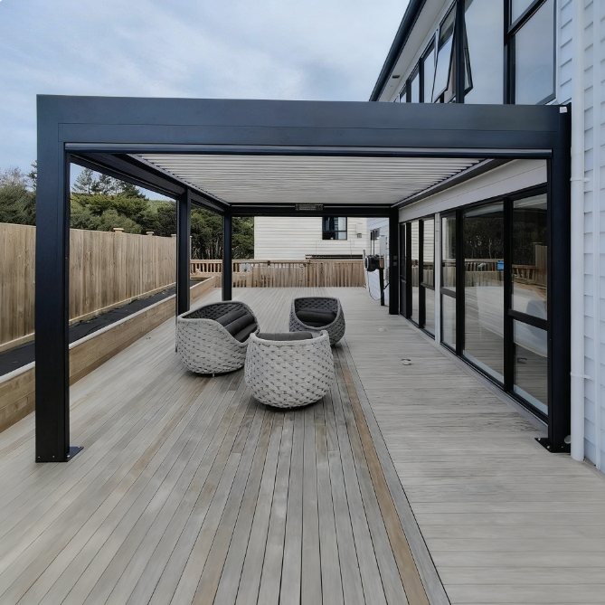 Aluminium Venetiaanse pergola, - Smart Garden Electric Pergola recensie en prijs