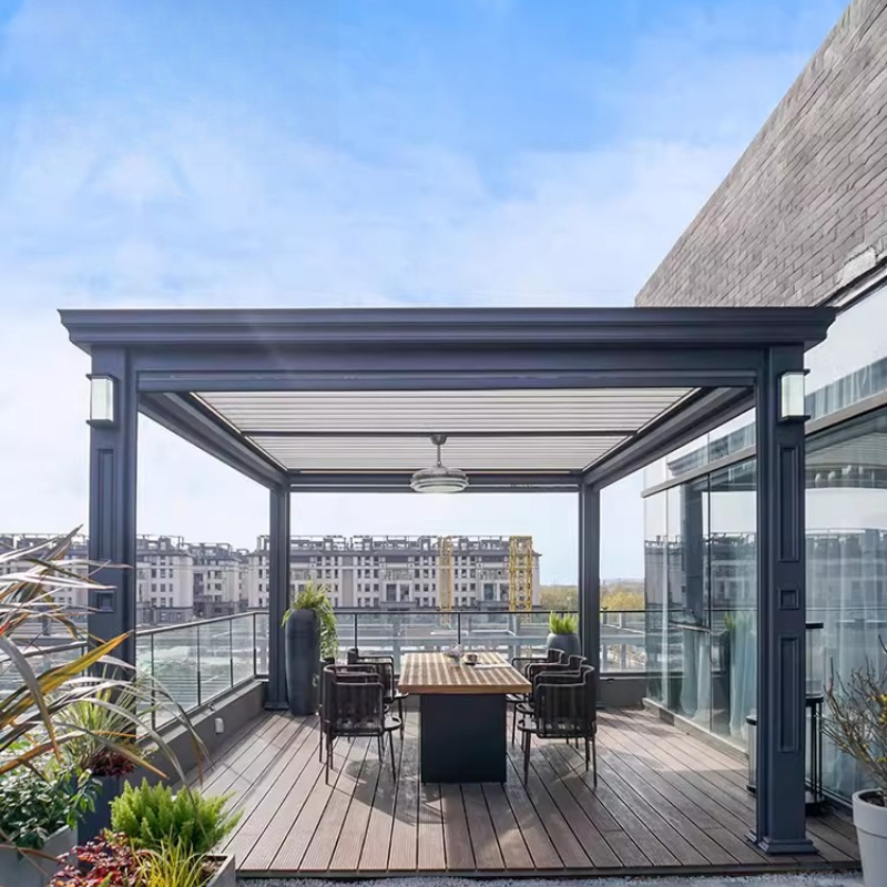 Elektrisch bedienbare louvre-p - Smart Garden Electric Pergola recensie en prijs
