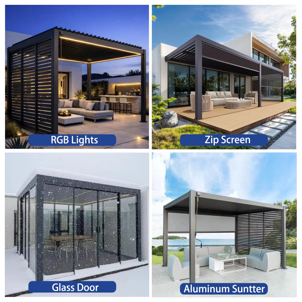Elektrische slimme aluminium p - Smart Garden Electric Pergola recensie en prijs