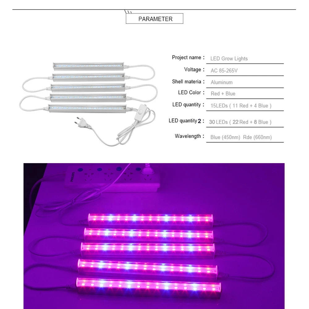12 inch LED plantengroeilampst - Plant Grow Light Full Spectrum recensie en prijs