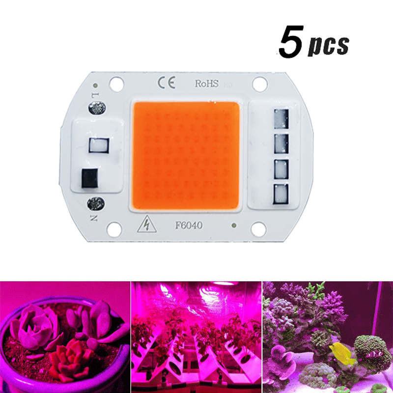 5 stks LED Grow COB Licht Chip - Plant Grow Light Full Spectrum recensie en prijs