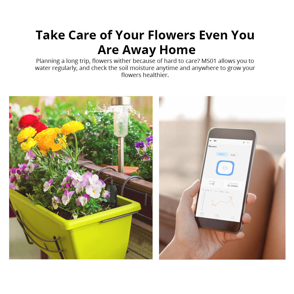 Sonoff MS01 Bodemvochtsensor S - Smart Garden Test recensie en prijs